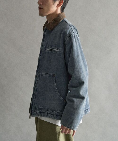 CRAFT STANDARD BOUTIQUE（クラフトスタンダードブティック）の「デトロイトジャケット（ブルゾン・メンズ・ブラック/インディゴブルー/キャメル・M/L）」の7枚目の写真