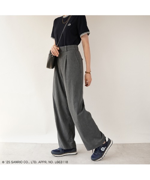 sanrio（サンリオ）の「sanrio/サンリオ レトロ スニーカー 「ハローキティ、マイメロディ、シナモロール、クロミ」（スニーカー・レディース・ブラック/グレー/ネイビー/ベージュ/イエロー・23.0cm/23.5cm/24.0cm/24.5cm/22.5cm）」の7枚目の写真