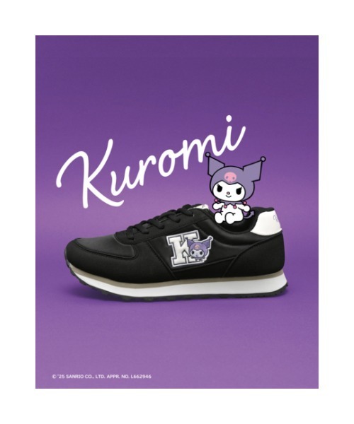 sanrio（サンリオ）の「sanrio/サンリオ レトロ スニーカー 「ハローキティ、マイメロディ、シナモロール、クロミ」（スニーカー・レディース・ブラック/グレー/ネイビー/ベージュ/イエロー・23.0cm/23.5cm/24.0cm/24.5cm/22.5cm）」の22枚目の写真