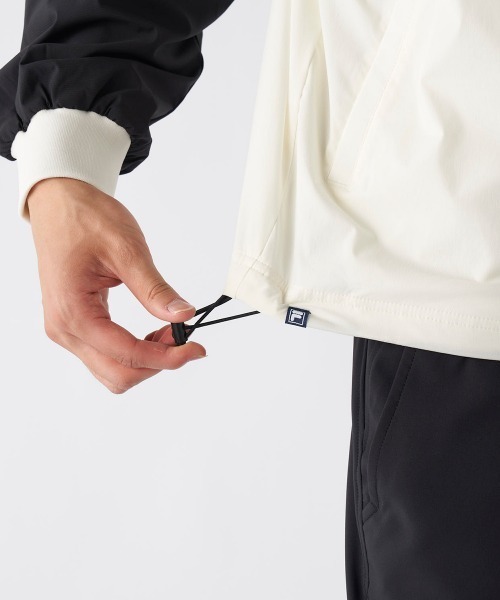 FILA GOLF(フィラゴルフ )の「【FILA GOLF:フィラゴルフ】モックネックプルオーバー ゴルフ アウトドア 撥水(その他トップス・メンズ・オフホワイト/グレー/ブラック・LARGE/X-LARGE/XX-LARGE/MEDIUM)」の10枚目の写真