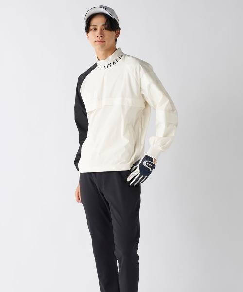 FILA GOLF(フィラゴルフ )の「【FILA GOLF:フィラゴルフ】モックネックプルオーバー ゴルフ アウトドア 撥水(その他トップス・メンズ・オフホワイト/グレー/ブラック・LARGE/X-LARGE/XX-LARGE/MEDIUM)」の13枚目の写真