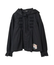 【新品】ピンクハウス 長袖ブラウス レース使いオーバーブラウス （シャツ・ブラウス）｜PINK HOUSE