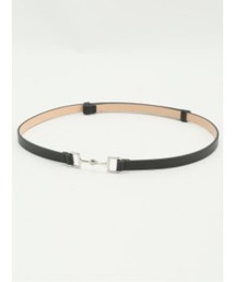 m.f.editorial | 【合成皮革  サフィアーノ型押し】m.f.エディトリアル レディース スライド ナローベルト(ベルト)