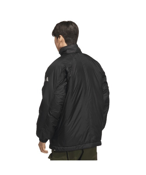 adidas(アディダス)の「アディダス adidas シティエスケープ オーバーサイズフィット リップストップ中わた入りジャケット(ダウンジャケット/コート・メンズ・カーキ/ブラック・LL/3L/M/S/L)」の8枚目の写真