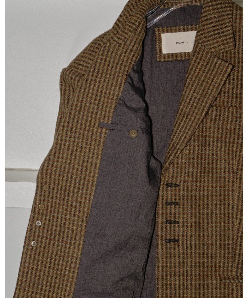 TODAYFUL（トゥデイフル）の「TODAYFUL Wool100% Check Jacket 12420109（その他アウター・レディース・ブラウン・38/36）」の12枚目の写真