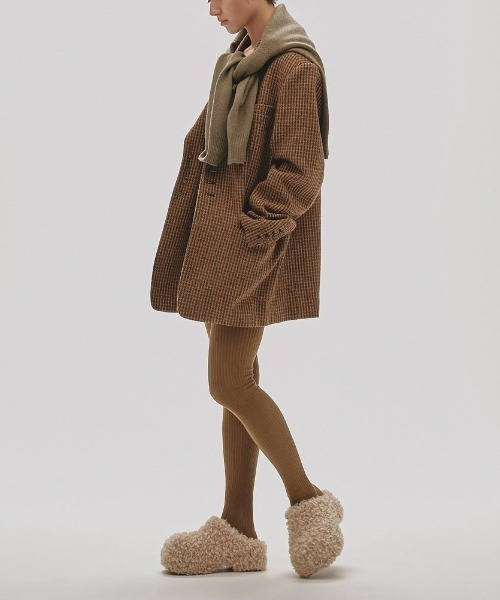 TODAYFUL（トゥデイフル）の「TODAYFUL Wool100% Check Jacket 12420109（その他アウター・レディース・ブラウン・38/36）」の2枚目の写真