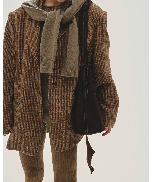 TODAYFUL（トゥデイフル）の「TODAYFUL Wool100% Check Jacket 12420109（その他アウター・レディース・ブラウン・38/36）」の6枚目の写真