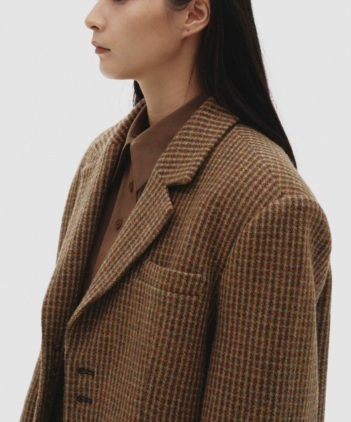TODAYFUL（トゥデイフル）の「TODAYFUL Wool100% Check Jacket 12420109（その他アウター・レディース・ブラウン・38/36）」の7枚目の写真