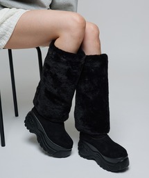 Narcissus（ナルシス）の「厚底ファーロングブーツ 《動画あり》（ブーツ）」