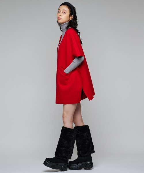 Narcissus(ナルシス)の「厚底ファーロングブーツ 《動画あり》(ブーツ・レディース・ブラック・M/L/XL)」の3枚目の写真