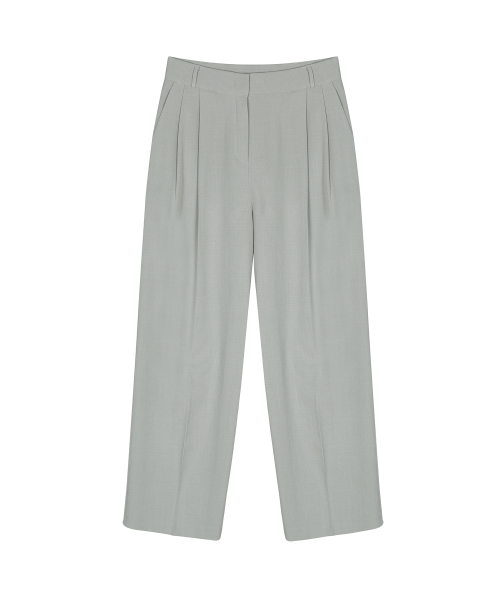 NICK&NICOLE(ニックアンドニコール)の「MINIMAL LONG PINTUCK SLACKS_GRAY(スラックス・レディース・その他・SMALL/MEDIUM/LARGE)」の6枚目の写真