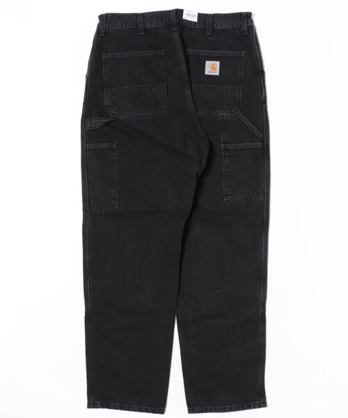 Carhartt WIP（カーハートダブリューアイピー）の「Carhartt WIP/カーハートダブリューアイピー ダブルニーパンツ/デニムパンツ ワイドシルエット I032699（デニムパンツ・メンズ・ブラック・28inch/30inch/32inch/34inch）」の5枚目の写真