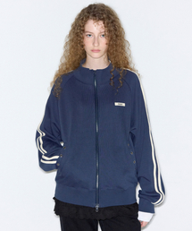 ROCKCAKE（ロックケーキ）の「Beige Label Eyelet Track Top - Navy（ナイロンジャケット）」