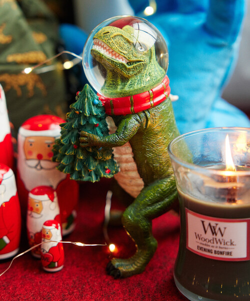 グローブ　ダイナソー　クリスマス DULTON/ダルトン GLOBE DINOSAUR HOLD ON TREE グローブ ダイナソー