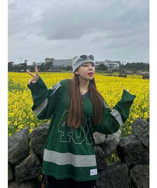 FLAREUP(フレアアップ)の「FLARE Knit Beanie - Gray (FL-710)(ニットキャップ/ビーニー・レディース・グレー・FREE)」の11枚目の写真