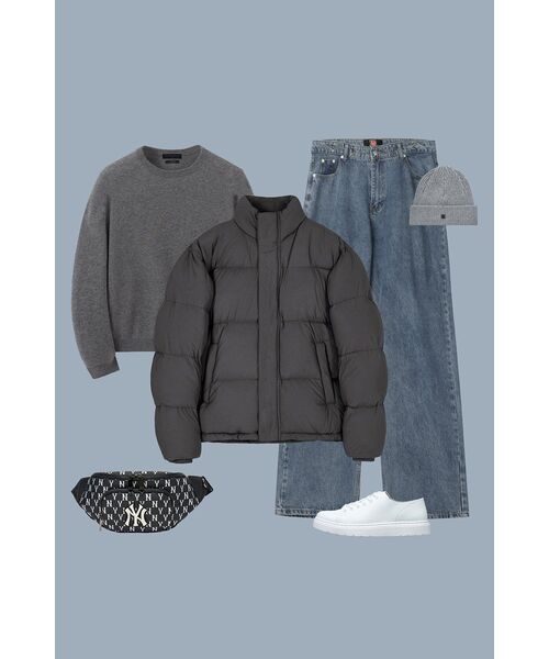 FLAREUP(フレアアップ)の「FLARE Knit Beanie - Gray (FL-710)(ニットキャップ/ビーニー・レディース・グレー・FREE)」の5枚目の写真