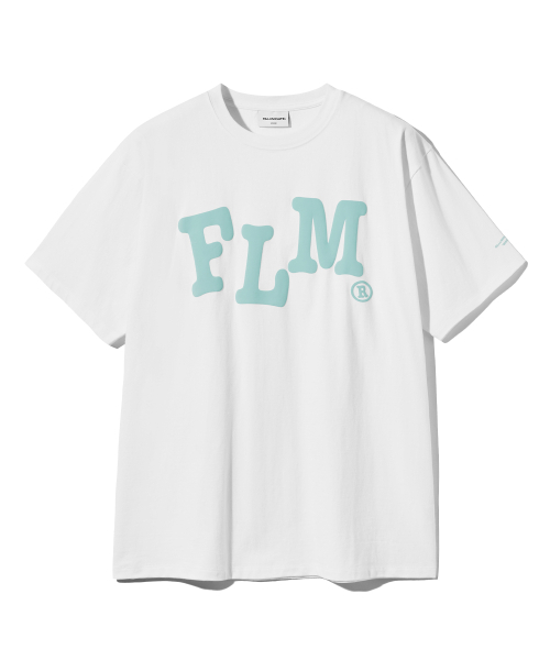 F.ILLUMINATE(フィルミネイト)の「FLMウェイビーロゴTシャツ - ホワイト(Tシャツ/カットソー・レディース・その他・SMALL/MEDIUM/LARGE)」の1枚目の写真