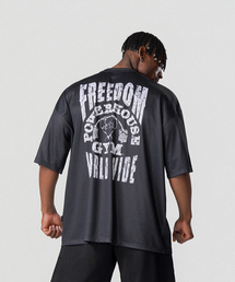 FREEDOM（フリーダム）の「Powerhouse Mesh Overfit T-Shirt (Black)（Tシャツ/カットソー・メンズ）」