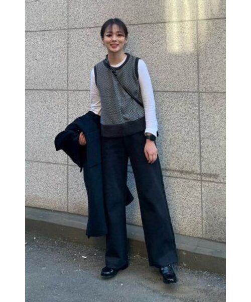 MUSINSA STANDARD WOMAN(ムシンサスタンダードウーマン)の「ウーマンズフラットテリーワイドラウンジスウェットパンツ【ブラック】(スウェットパンツ・レディース・その他・SMALL/MEDIUM/LARGE/X-SMALL)」の16枚目の写真