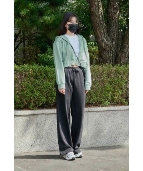 MUSINSA STANDARD WOMAN(ムシンサスタンダードウーマン)の「ウーマンズフラットテリーワイドラウンジスウェットパンツ【ブラック】(スウェットパンツ・レディース・その他・SMALL/MEDIUM/LARGE/X-SMALL)」の20枚目の写真