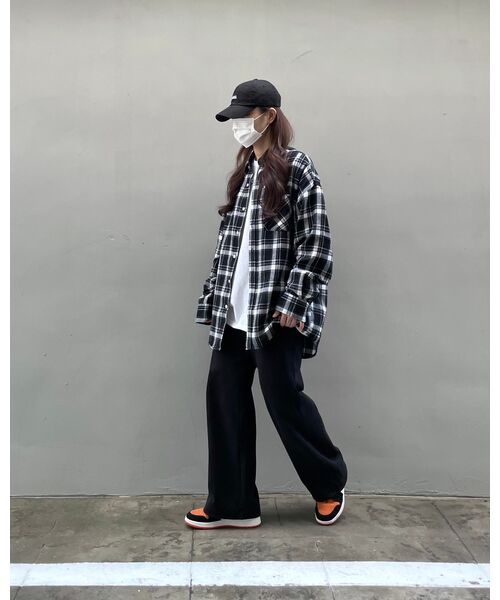 MUSINSA STANDARD WOMAN(ムシンサスタンダードウーマン)の「ウーマンズフラットテリーワイドラウンジスウェットパンツ【ブラック】(スウェットパンツ・レディース・その他・SMALL/MEDIUM/LARGE/X-SMALL)」の21枚目の写真