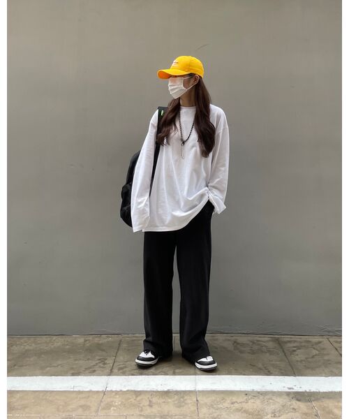 MUSINSA STANDARD WOMAN(ムシンサスタンダードウーマン)の「ウーマンズフラットテリーワイドラウンジスウェットパンツ【ブラック】(スウェットパンツ・レディース・その他・SMALL/MEDIUM/LARGE/X-SMALL)」の22枚目の写真