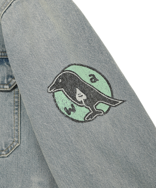 Wacky WiLLy(ワッキーウィリー)の「デニムパッチトラッカーブルー(デニムジャケット・レディース・その他・SMALL/LARGE)」の11枚目の写真