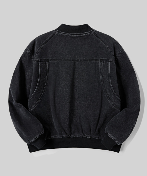 Verdnt（バーダント）の「ボアフリースデニムボンバージャケット[ブラック]（デニムジャケット・メンズ・その他・SMALL/MEDIUM/LARGE）」の7枚目の写真