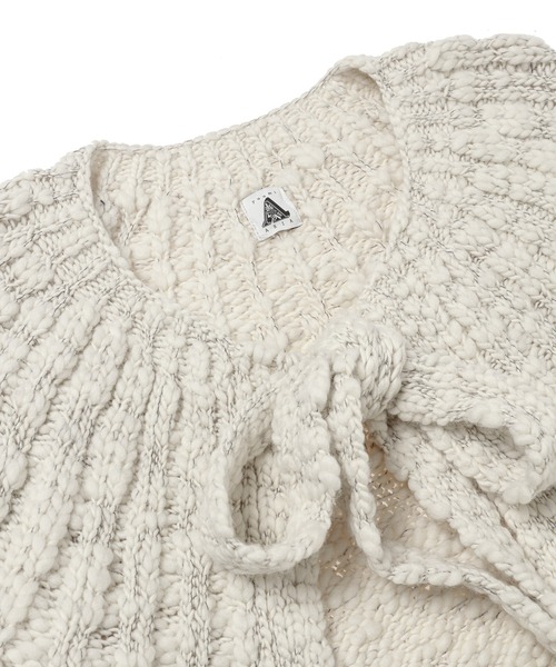 yuumiARIA（ユウミアリア）の「RIBBON KNIT　リボンニット（ニット/セーター・レディース・ホワイト・FREE）」の6枚目の写真