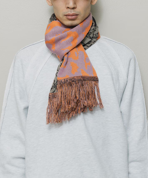 bal バル JACQUARD マフラー BAL / バル JACQUARD KNIT SOCCER SCARF（マフラー）｜BAL（バル）の