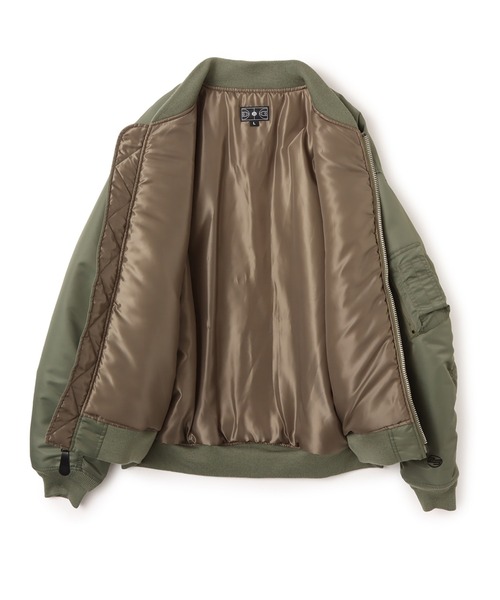 TOKYO 23(トウキョウニジュウサン)の「TOKYO 23 Bomber Jacket / トウキョウ 23 ボンバー ジャケット(MA-1・メンズ・ブラック/カーキ・M/L/XL/XXL)」の4枚目の写真