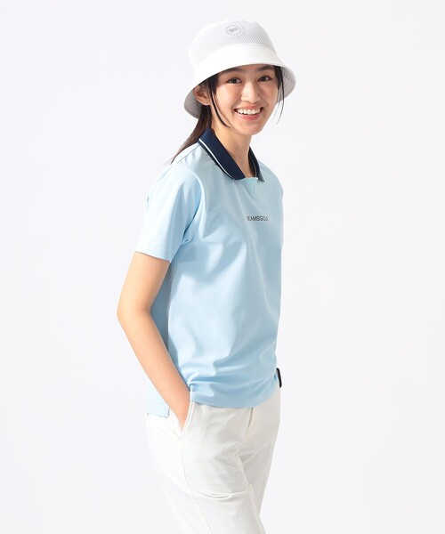 ORANGE LABEL / シルバースターロゴ サッカーシャツ（吸水速乾・UVカット）