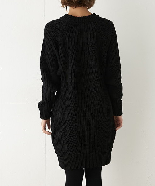 SLY（スライ）の「SWELL MG OP-S（ワンピース・レディース・ブラック/ブラウン/ネイビー・1/2）」の9枚目の写真