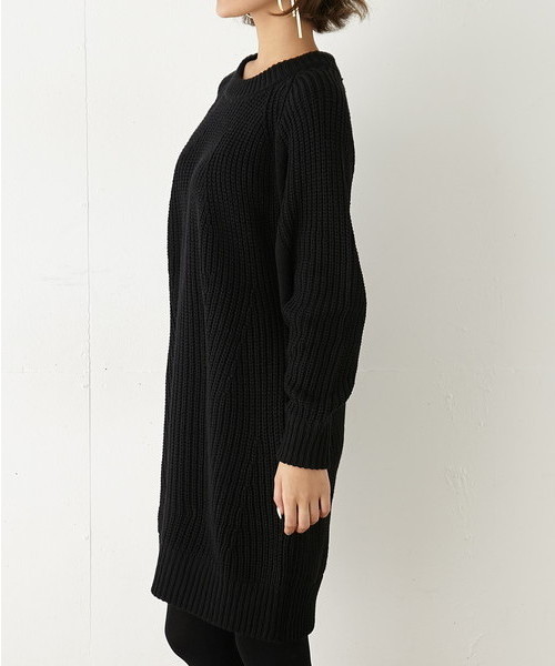 SLY（スライ）の「SWELL MG OP-S（ワンピース・レディース・ブラック/ブラウン/ネイビー・1/2）」の10枚目の写真