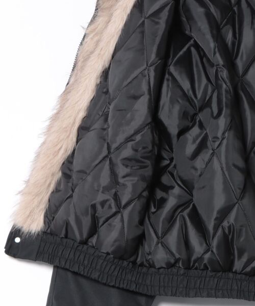 おしゃれスタ（オシャレスタ）の「ファーフーディーブルゾン（ブルゾン・レディース・ブラック/グレー・XL/M/L/S）」の15枚目の写真