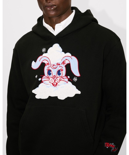 KENZO Winter Holidays' エンブロイダリー フーディー イン コットン