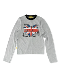 [ビートルズ] ラブパスTシャツ(グレー)