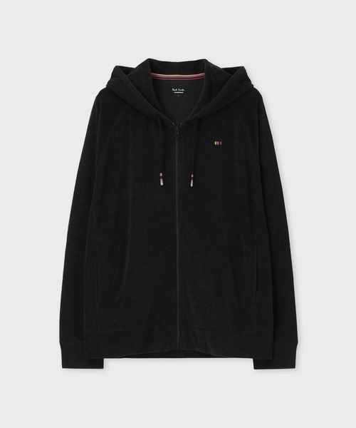 Paul Smith(ポールスミス)の「【リラクシングウェア】アーティストストライプポイント パーカ【853292 7129XL】(パーカー・メンズ・グリーン/ブラック/グレー・X-LARGE)」の2枚目の写真