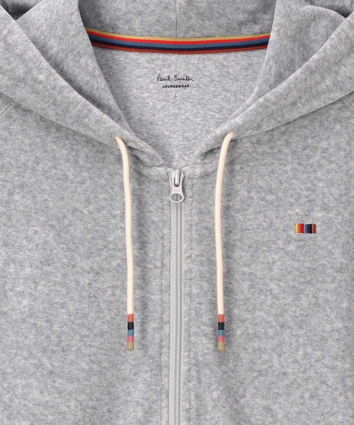 Paul Smith(ポールスミス)の「【リラクシングウェア】アーティストストライプポイント パーカ【853292 7129XL】(パーカー・メンズ・グリーン/ブラック/グレー・X-LARGE)」の11枚目の写真