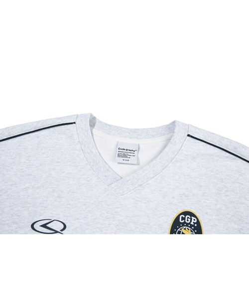 codegraphy(コードグラフィー)の「24H Track V-neck Man to Man CBEWUTL020(スウェット・メンズ・ブラウン/ネイビー/ヘザーグレー/ブラック・SMALL/MEDIUM/LARGE)」の13枚目の写真