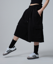 UNKNOWN PLANET（アンノウンプラネット）の「デイリー ワイド スウェット カーゴ ショーツ パンツ ブラック（スウェットパンツ）」