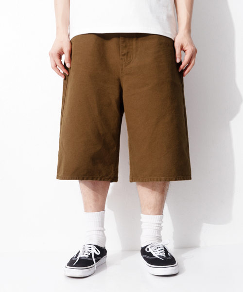 QT8 GARMENTS(キューティーエイトガーメント)の「LB Oxford Wide Bermuda Shorts (Brown)(その他パンツ・レディース・その他・MEDIUM/LARGE/X-LARGE)」の1枚目の写真