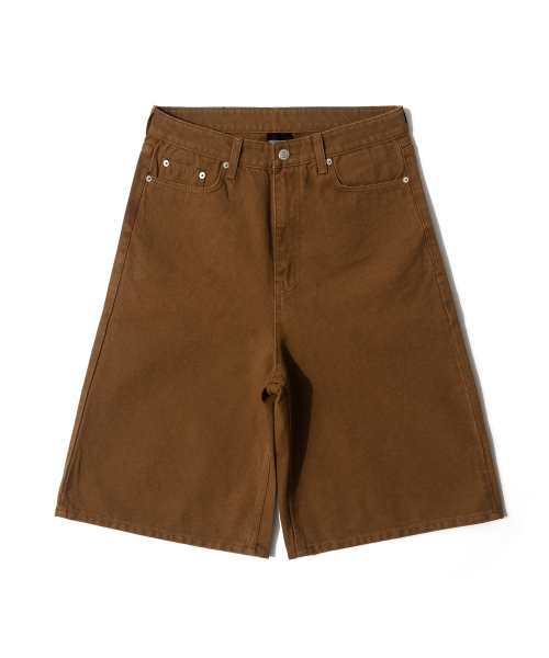 QT8 GARMENTS(キューティーエイトガーメント)の「LB Oxford Wide Bermuda Shorts (Brown)(その他パンツ・レディース・その他・MEDIUM/LARGE/X-LARGE)」の2枚目の写真