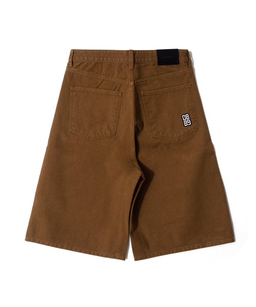 QT8 GARMENTS(キューティーエイトガーメント)の「LB Oxford Wide Bermuda Shorts (Brown)(その他パンツ・レディース・その他・MEDIUM/LARGE/X-LARGE)」の3枚目の写真
