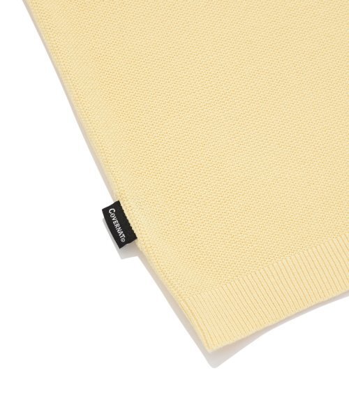 COVERNAT(カバーナット)の「ウェイルロゴカラー ハーフニット イエロー(ニット/セーター・レディース・その他・LARGE/MEDIUM/SMALL/X-LARGE)」の6枚目の写真