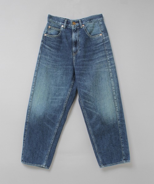 RNA-N（アールエヌエーエヌ）の「R4419 ルーズテーパードクロップド（デニムパンツ・レディース・ダークインディゴブルー/ライトインディゴブルー・MEDIUM/SMALL）」の7枚目の写真