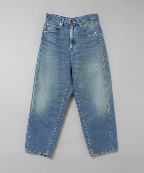 RNA-N（アールエヌエーエヌ）の「R4419 ルーズテーパードクロップド（デニムパンツ・レディース・ダークインディゴブルー/ライトインディゴブルー・MEDIUM/SMALL）」の13枚目の写真
