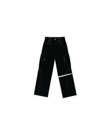 kashiko パンツ ブラック KASHIKO｜カシコのパンツ通販 - ZOZOTOWN