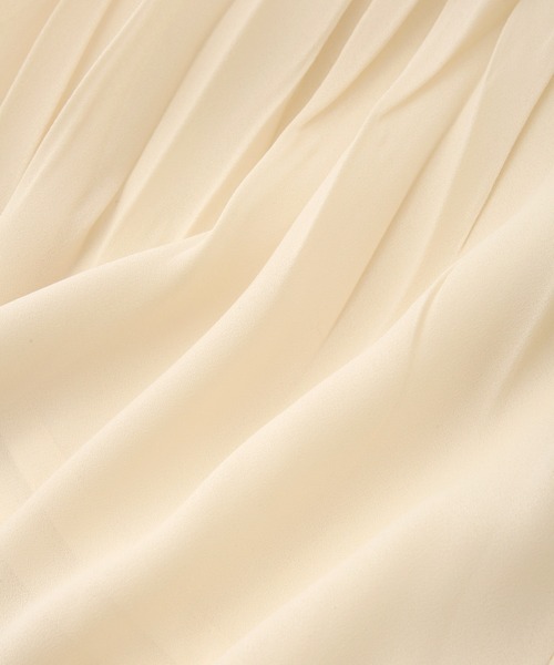 ROPE'（ロペ）の「ジョーゼットシフォンプリーツワンピース/26SS（ワンピース・レディース・ベージュ/ネイビー/ワイン・36/38）」の11枚目の写真