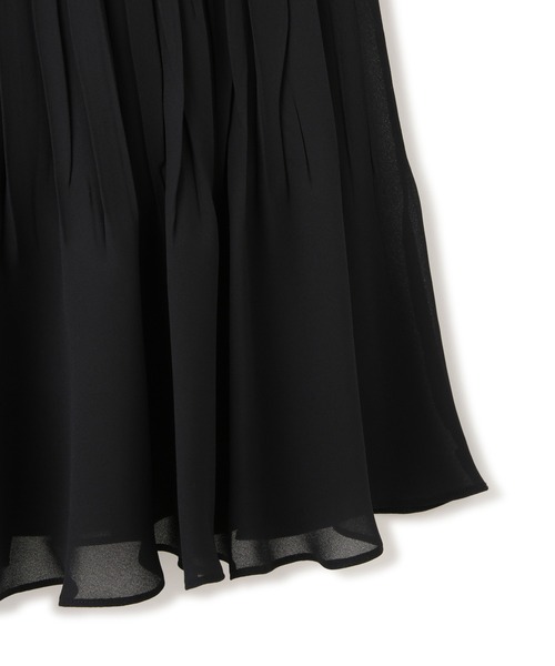 ROPE'（ロペ）の「ジョーゼットシフォンプリーツワンピース/26SS（ワンピース・レディース・ベージュ/ネイビー/ワイン・36/38）」の6枚目の写真